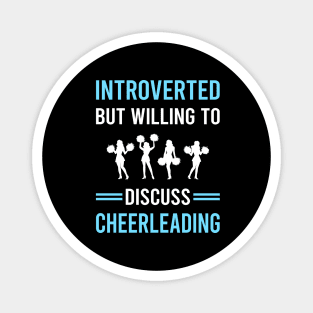 Introverted Cheerleading Cheerleader Magnet